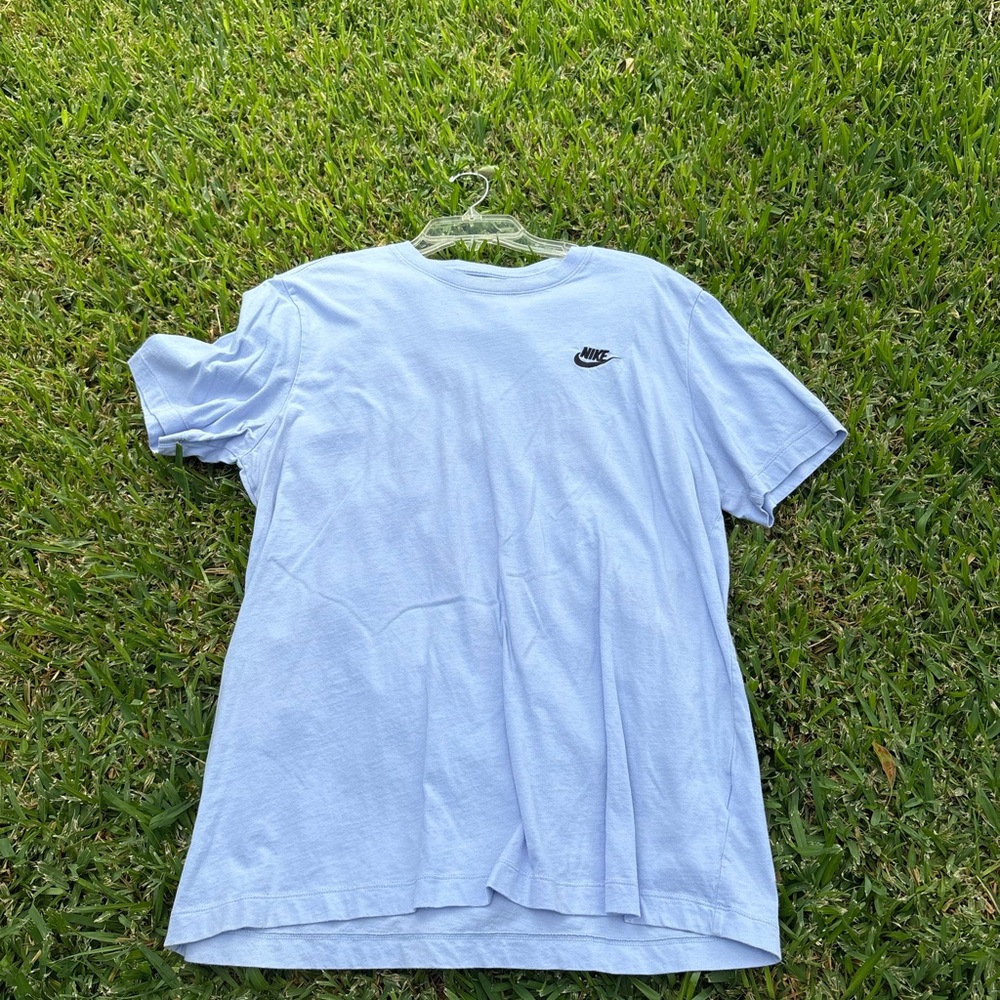 Nike Sky Blue Tee with Black Logo